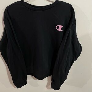 Champion Authentic Athletic Wear Crewneck Sweatshirt Black Size XL